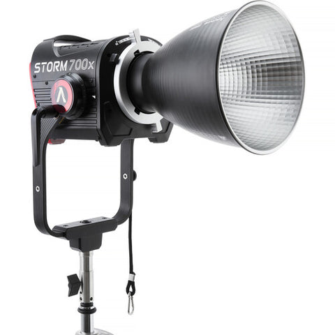Aputure STORM 700x Cine Kit with Fresnel, Barndoors & Skid Support