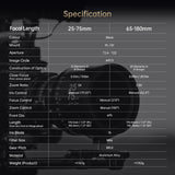 DZOFILM Arles Full Frame Zoom T2.6 Cine 2-Lens Bundle (ARRI PL/Canon EF Mount)