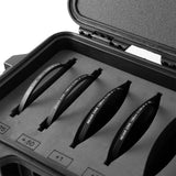 Revar Cine 138mm Close-Up 4-Diopter Set + 4x5.65 Double Tray Kit (+.025, +.0.50, +1, +2, 4x5.65/138mm Double Tray, 5-slot case)