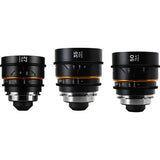 Venus Optics Laowa Nanomorph S35 Anamorphic Prime 3-Lens Bundle (Arri PL & Canon EF, Amber Flare)